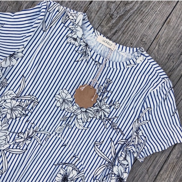 Hopely Striped High Low Tunic - Picture 3 of 7